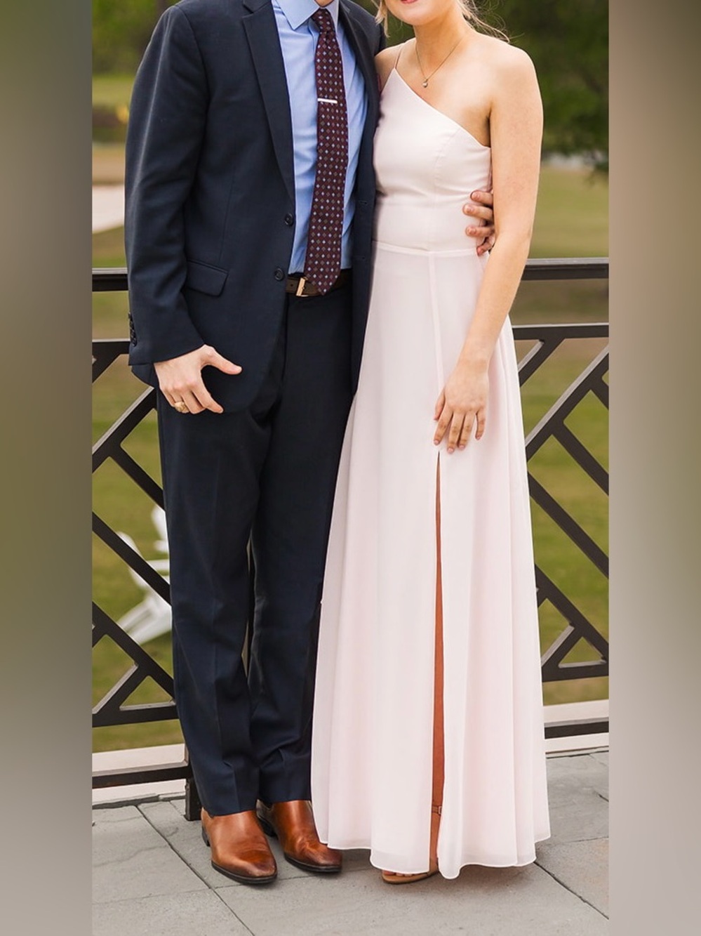 Chiara Bridesmaid Dress in Peony